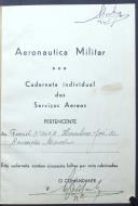 Caderneta individual dos serviços aéreos.